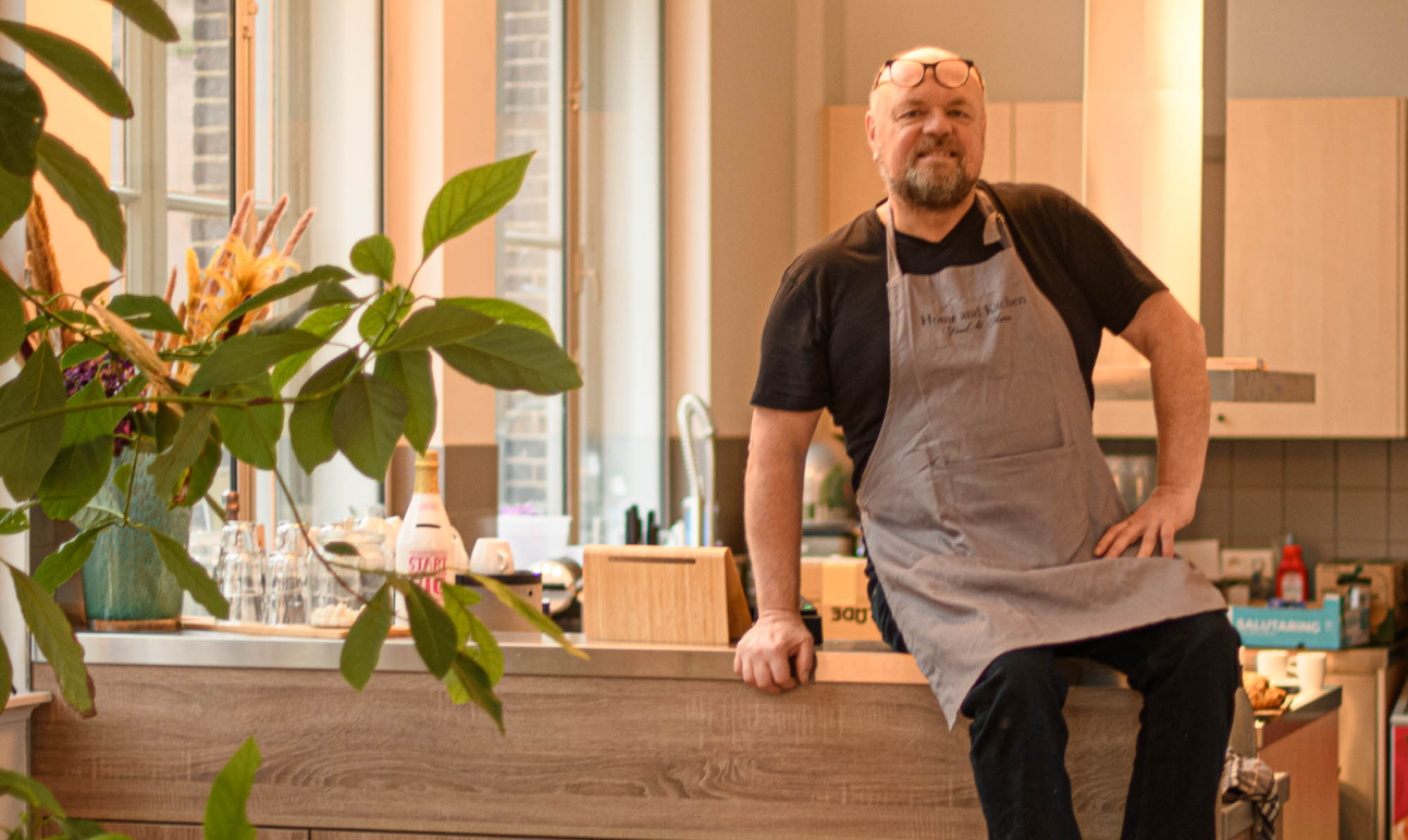 foto van Peter in het Dufaycafé